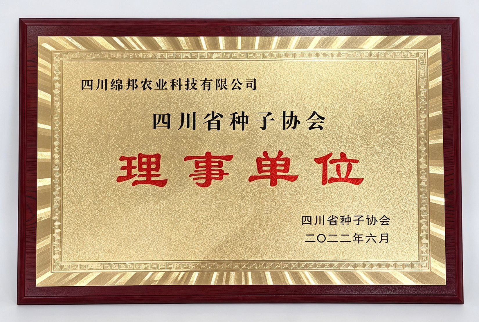 四川省种子协会理事单位